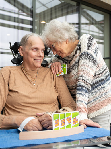 LTR Vrijwilligster Met Bewoonster 16